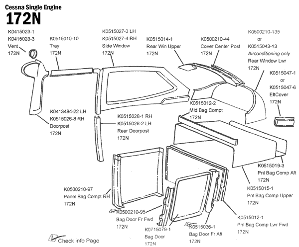 Cessna Single Engine 172N / Schematics
