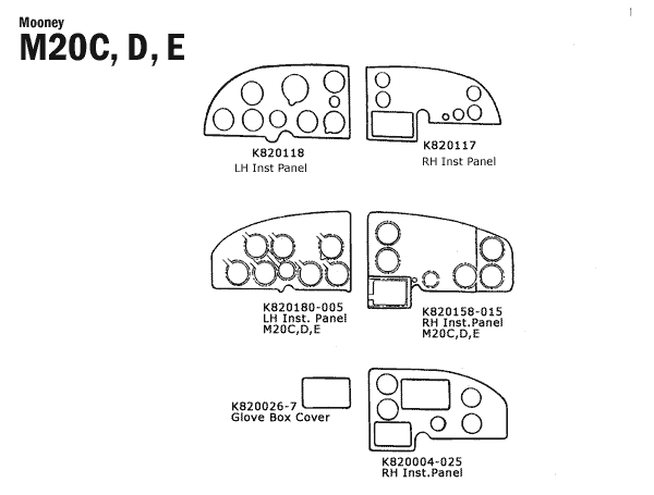 Mooney M20C, D, E / Schematics