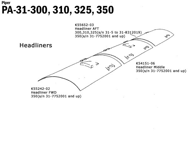 Piper PA-31-300, 310, 325, 350 / Schematics