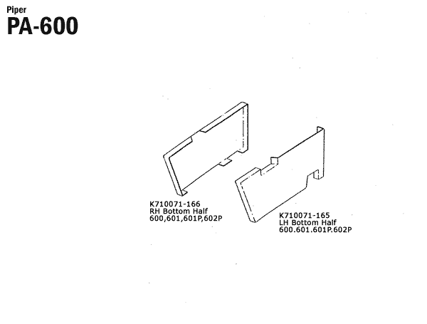 Piper PA-600 / Schematics